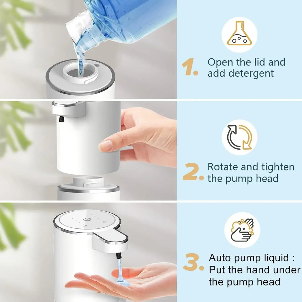 SmartFoam Touchless Soap Dispenser – No-Touch Clean in Seconds