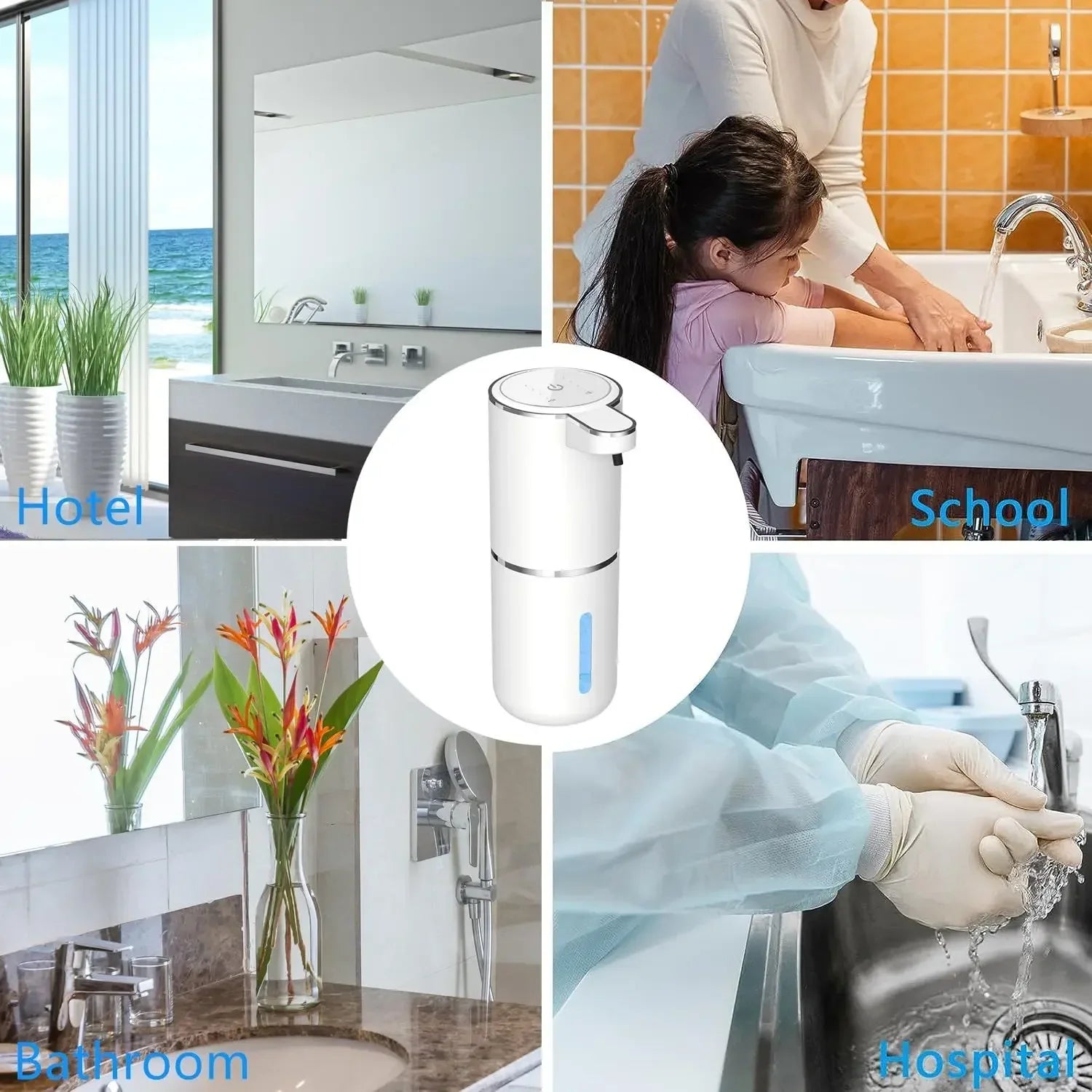 SmartFoam Touchless Soap Dispenser – No-Touch Clean in Seconds