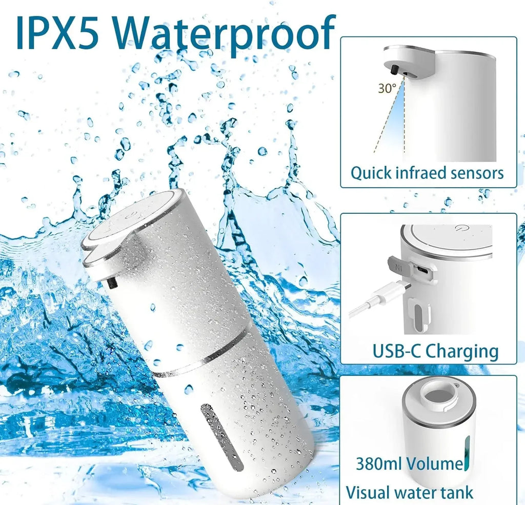 SmartFoam Touchless Soap Dispenser – No-Touch Clean in Seconds